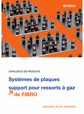 Systèmes de plaques support pour ressorts à gaz | Catalogue de produits