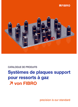 Systèmes de plaques support pour ressorts à gaz | Catalogue de produits