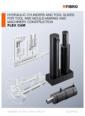Hydraulic cylinders and tool slides for tool and mould-making and machinery construction flex cam | Product catalog