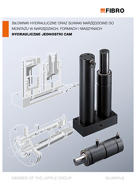 Siłowniki hydrauliczne oraz suwaki narzędziowe do montażu w narzędziach, formach i maszynach hydrauliczne jednostki cam | Katalog produktów   