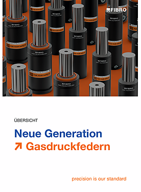 Neue Generation Gasdruckfedern | Übersicht