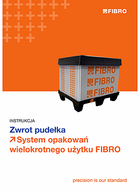 Zwrot pudełka System opakowań wielokrotnego użytku FIBRO | Instrukcja