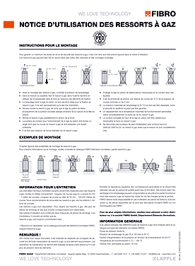 Gas springs | User‘s Guide (Poster)