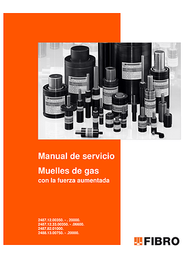 Muelles de gas con la fuerza aumentada2487.12./82.u. 2488.13. | Manual de servicio
