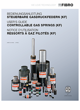Steuerbare Gasdruckfedern (KF) 2489.14. | Bedienungsanleitung