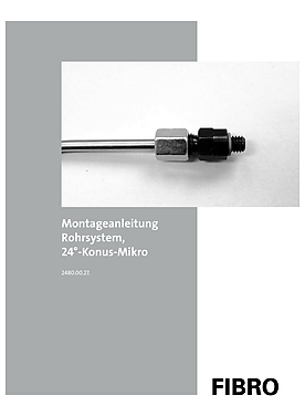 Rohrsystem 24°-Konus-Mikro 2480.00.27. | Montageanleitung 