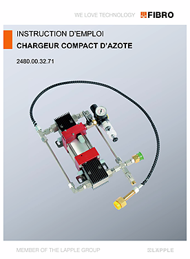 Chargeur compact d’azote 2480.00.32.71 | Notice d’utilisation
