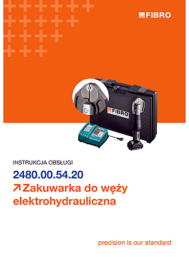 Zakuwarka do węży elektrohydrauliczna 2480.00.54.20 | Instrukcja obsługi