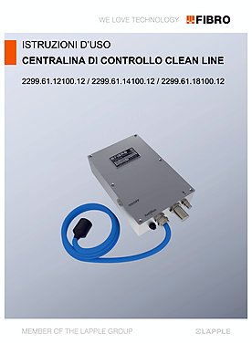 Centralina di controllo CLEAN LINE | Istruzioni di servicio