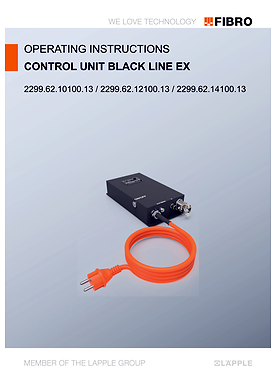 Control Unit BLACK LINE EX 2299.62.1X100.13 | Operating Instructions