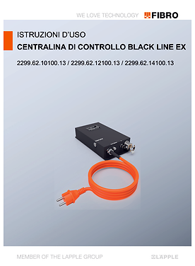 Centralina di Controllo BLACK LINE EX 2299.62.1X100.13 | Istruzioni d’uso