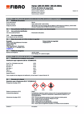 280.05. Endurecedor para resina de colada FIBROLIT® - ZWO Endurecedor para resina de colada FIBROFIX® - SIX