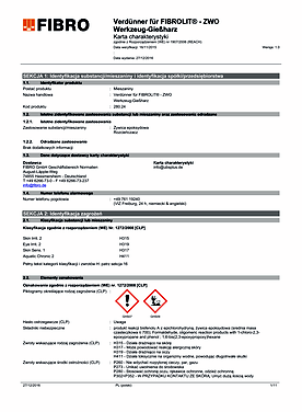 280.24 / .24.1 Rozcieńczalnik do FIBROLIT® -ZWO 