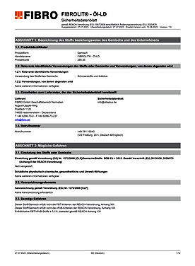 FIBROLIT® - OEL-LD