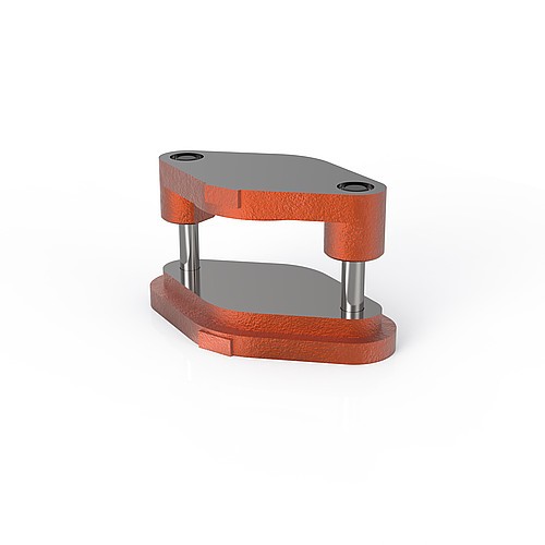 201.01. Sloupkový stojánek DIN 9812 Tvar D/DG