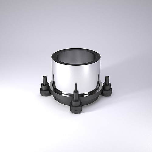 2081.47. Führungsbuchse mit Bund, für Kugelführung, ISO 9448-7