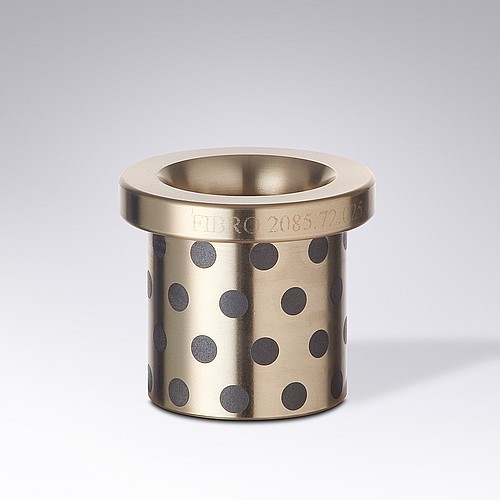 2085.72. Casquillo de guía con valona, Bronce con lubrificante sólido