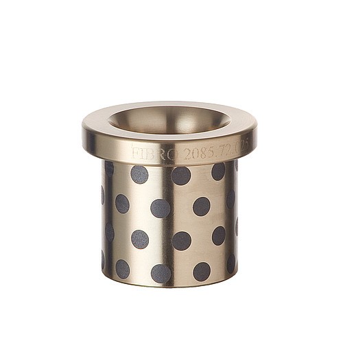 2085.72. Führungsbuchse mit Bund, Bronze mit Festschmierstoff