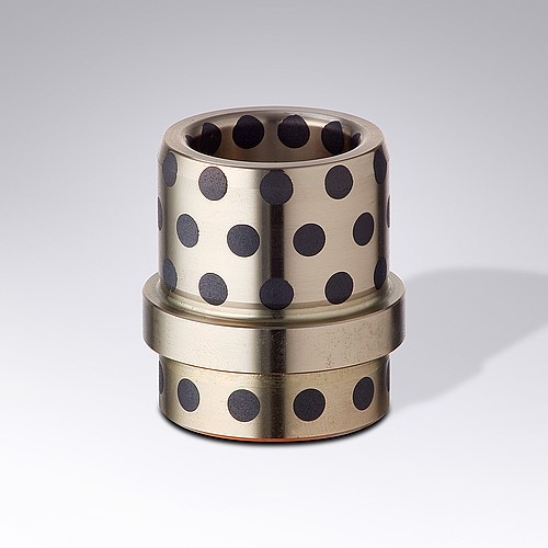 2087.73. Bague de guidage a collerette, Bronze avec lubrifiant solide