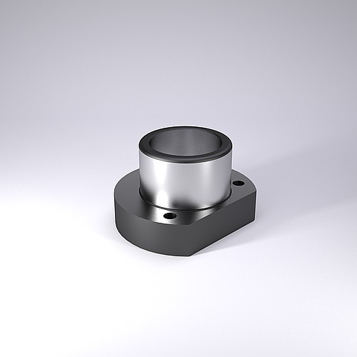 2091.46. Führungsbuchse mit Flansch, für Kugelführung, ISO 9448-5