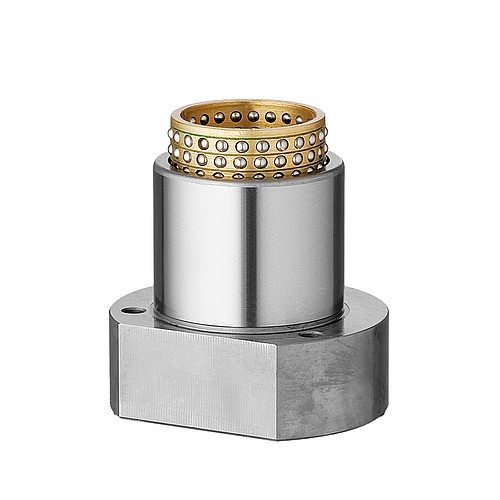 2091.67. Casquillo de guía con pletina con retenedor de jaula