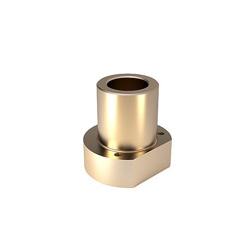 2091.71. Führungsbuchse mit Flansch ECO-LINE, Bronze mit Festschmierstoffringen, ISO 9448-4