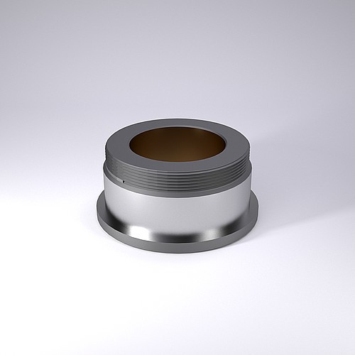 210.85. Casquillo de guía con valona, con recubrimiento de bronce, AFNOR