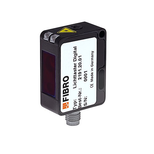 2191.20.01 Laser diffuse sensor with background supression, digital