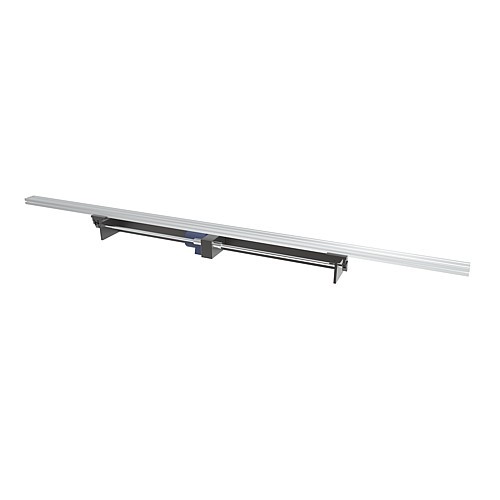 2299.222. Elektromechaniczne urządzenie transportujące, poziome wyśrodkowane położenie przekładni, 2 szt. prowadnic, z profilem i płytą mocującą