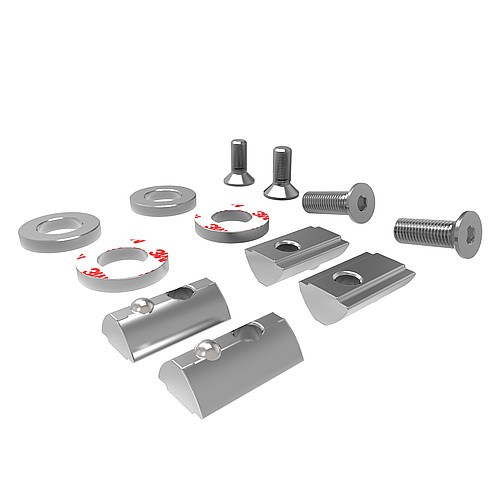 2299.69.10.20 Fissaggio canaline standard, chiocciola inclusa