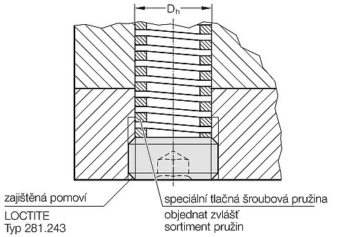 241.00.1. Šroubová zátka (nastavitelné dno pružiny)