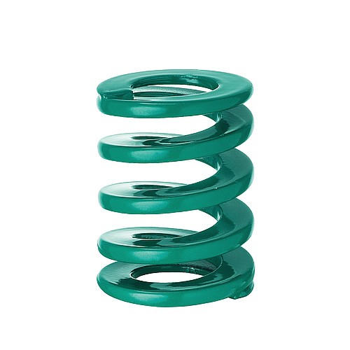 241.14. Specjalna śrubowa sprężyna naciskowa, SF, kolor zielony, DIN ISO 10243