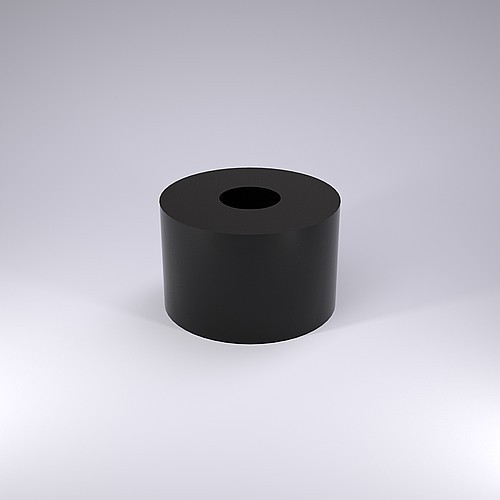 2461.2. Muelle redondo, de goma 70 Shore A