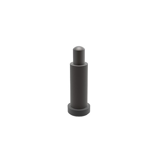 2473.01. Spring plunger, with spring loaded pin, straight version, with collar