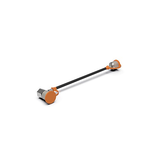 2480.00.23.02. Wąż pomiarowy Mini, prosty z jednej strony / 90°