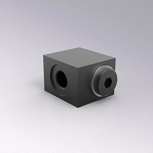 2480.00.24.30 Blok rozdzielczy G1/8, 3 przyłącza