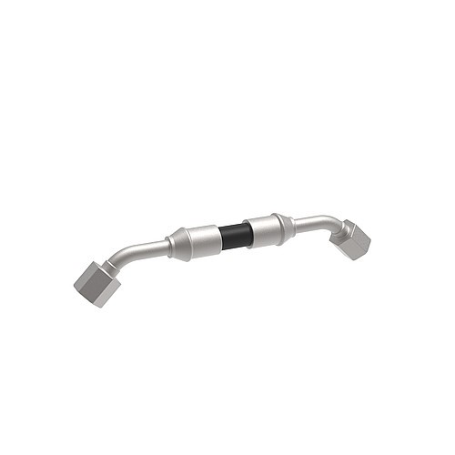 2480.00.25.05.10. Tubo flessibile DN10 con raccordo a cono da 24°, 45°/45°