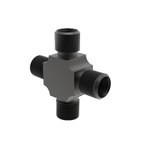 2480.00.28.28 Adapter K- kónus 24° mikro, przewód elastyczny - przewód elastyczny