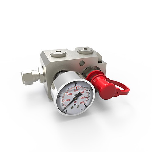 2480.94.00.31.01.11 Armaturę kontrolno-pomiarową z przyłączem podłogowym