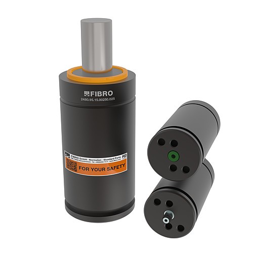 2480.95.25. Gas spring Standard, for composite panel