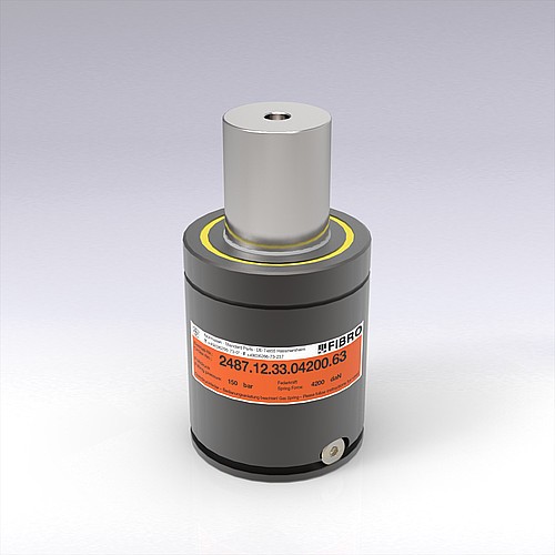 2487.12.33.04200. Molla a gas POWERLINE, con fondello della molla rinforzato