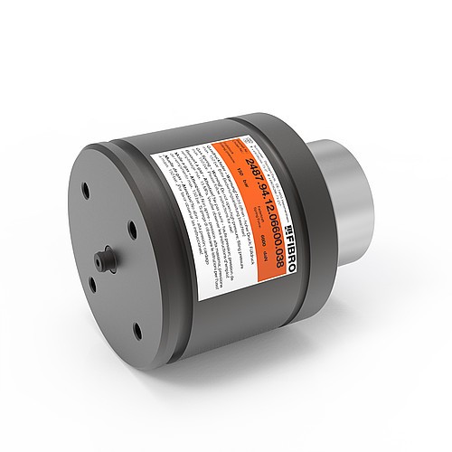 2487.94.12.06600. Ressort à gaz POWERLINE, pour plaque coordonnée, avec raccord de connexion