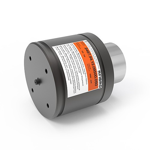 2487.94.12.09500. Ressort à gaz POWERLINE, pour plaque coordonnée, avec raccord de connexion