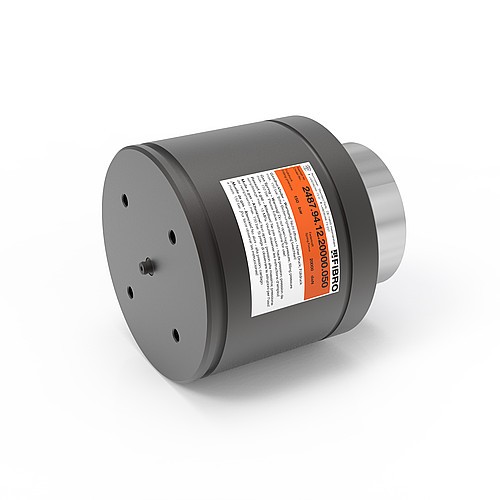 2487.94.12.20000. Ressort à gaz POWERLINE, pour plaque coordonnée, avec raccord de connexion