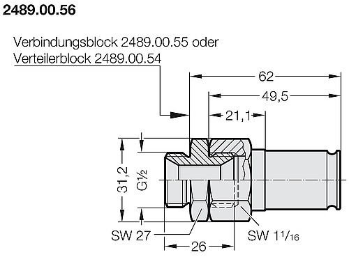 2489.00.56 Schnellkupplung, Stecker