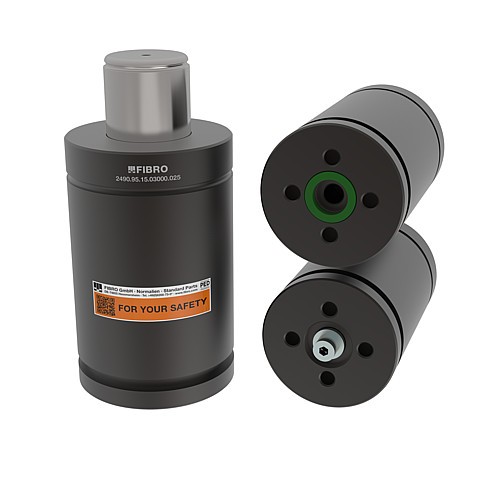 2490.95.15.03000. Gasdruckfeder Kompakt, für Verbundplatte