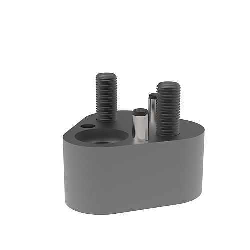 2664.02. Oprawka stempla tnącego ISO 8020 bez zabezpieczeniem przed obrotem