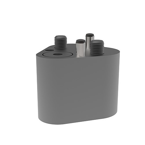 2664.06. Placa porta-punzones triangular para punzones de corte de cambio rápido, ejecución reforzada