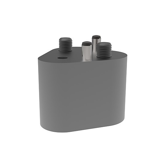 2664.10. Placa porta-punzones triangular para punzones de corte de cambio rápido, ejecución reforzada