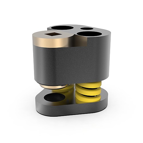 2667.iso.2. Stírací jednotka POLY STRIP, čtvercový otvor , pro střižník ISO 8020